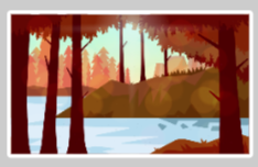 Fall Forest Landscape