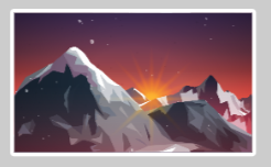 Sunset Mountain Landscape