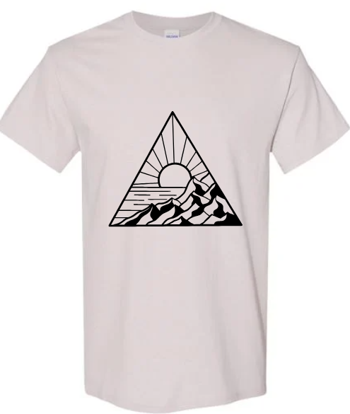 Triangle Mountain Scene